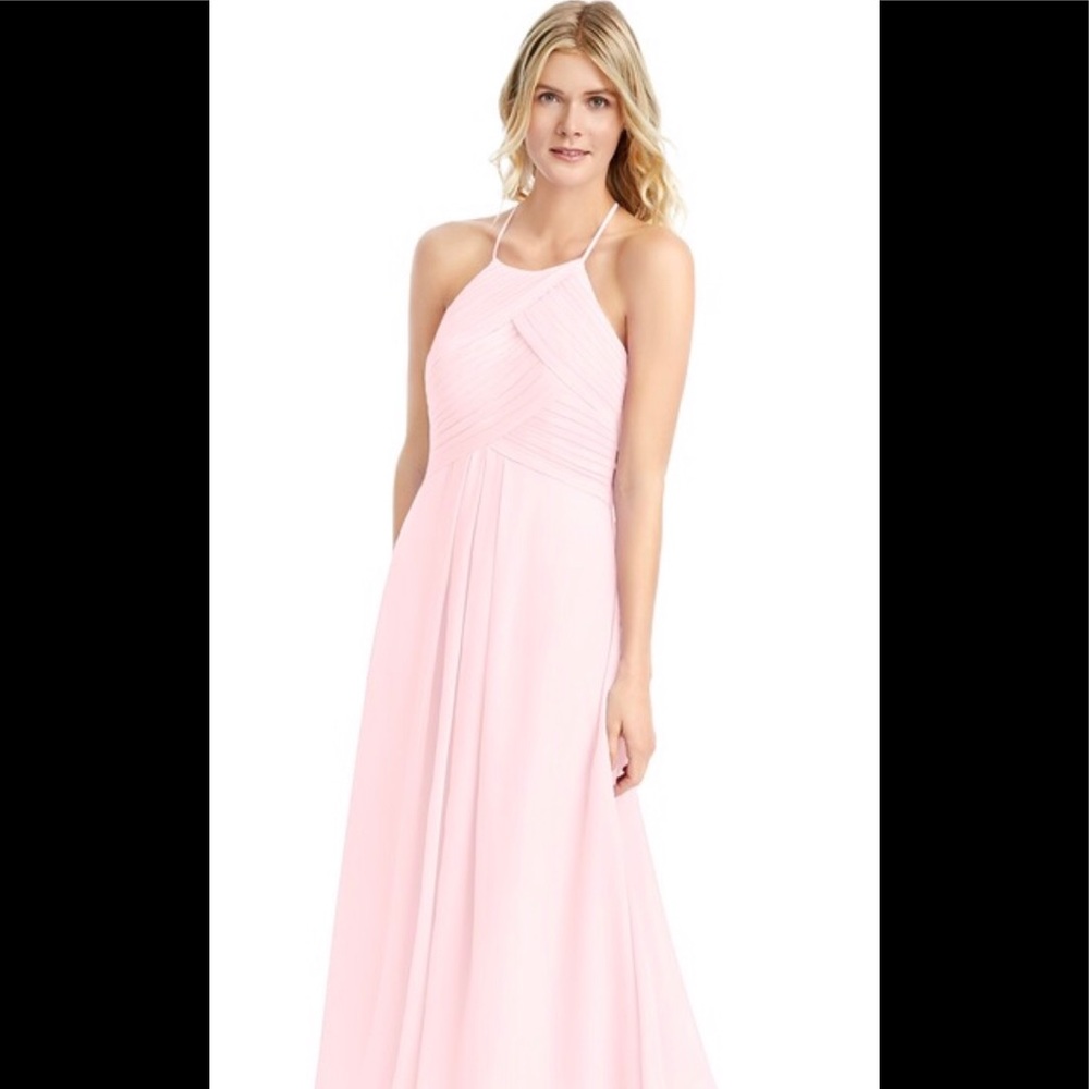 Azazie Ginger in Blush Size 2